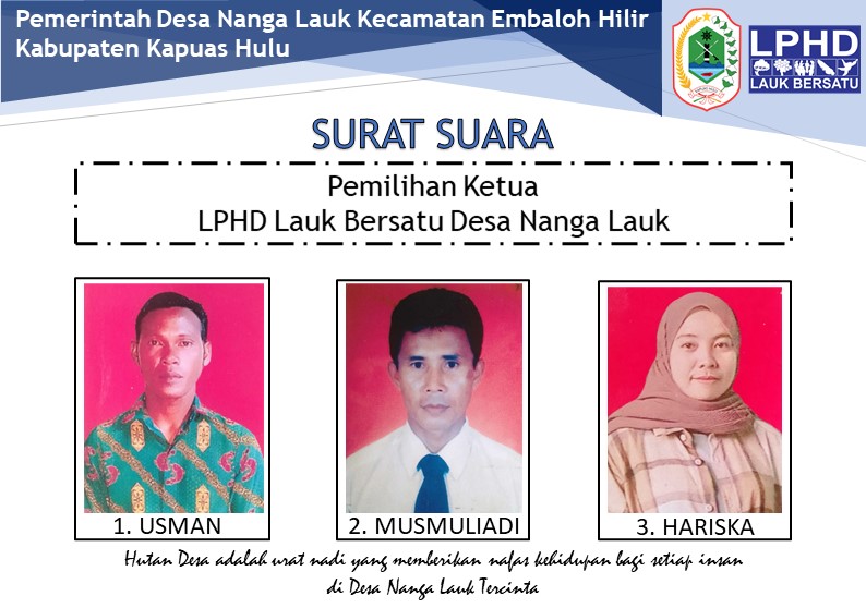 Tiga calon ketua LPHD
