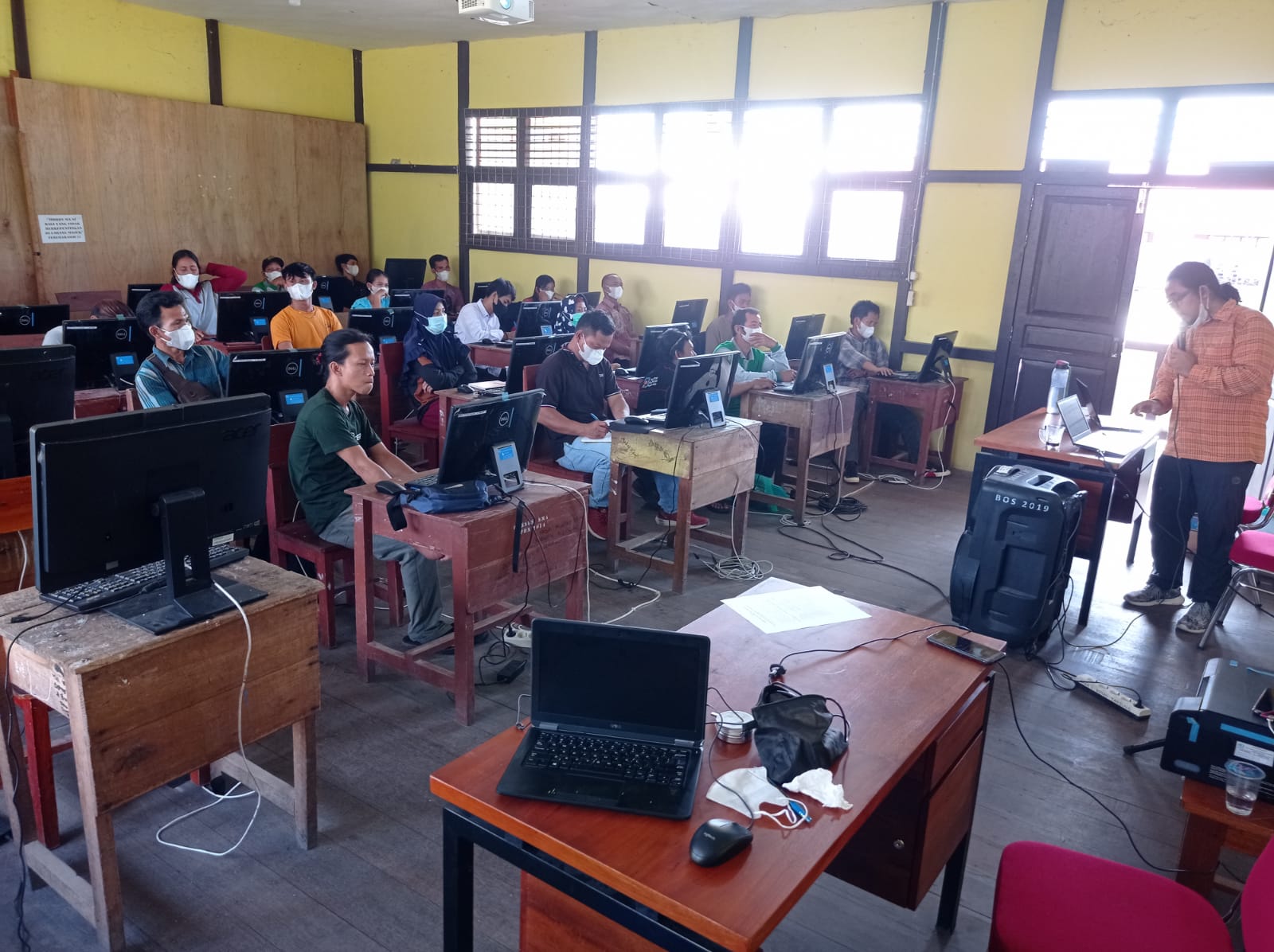 Suasana Pelatihan Smart Patrol di Boyan Tanjung Kapuas Hulu