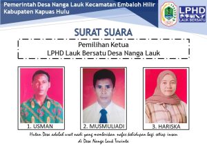 Tiga calon ketua LPHD