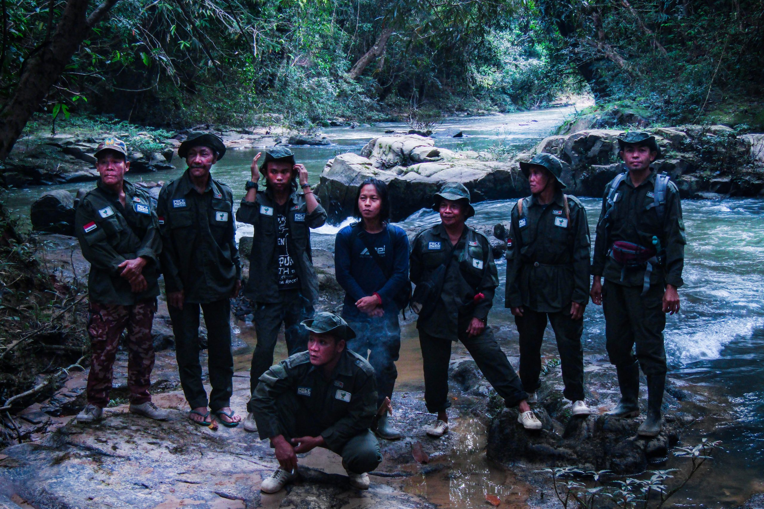 Tim patroli Nanga Jemah