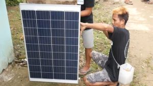 Pemasangan panel surya